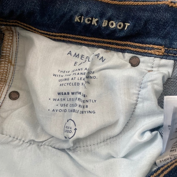 🔥🛍️ NWOT American Eagle Kick Boot Jeans Cargo Pockets🛍️🔥 - Picture 7 of 12